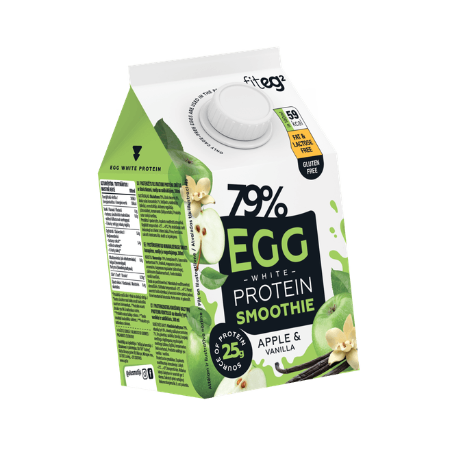 Smūtijs ar ābolu un vaniļas garšu